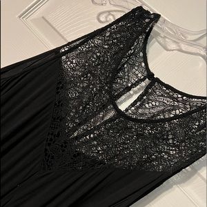 Black Lace Top Dress